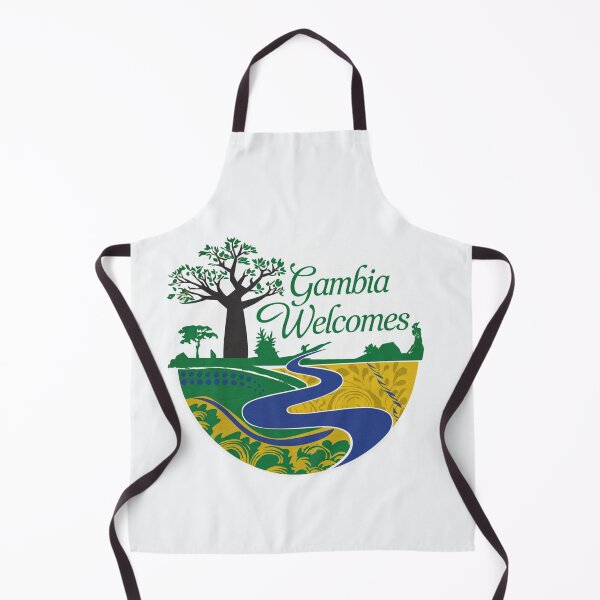Item preview, Gambia Welcomes Flag Map Banjul, Kunta Kinteh Islands designed and sold by AnimalsDH305.