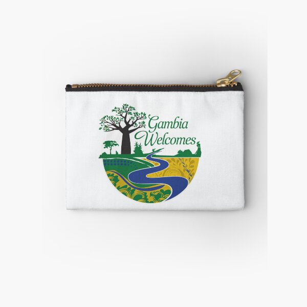 Item preview, Gambia Welcomes Flag Map Banjul, Kunta Kinteh Islands designed and sold by AnimalsDH305.