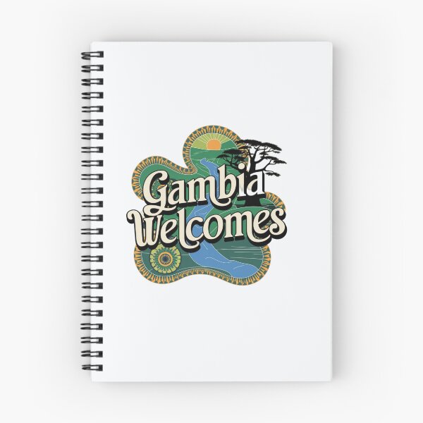 Item preview, Gambia Welcomes Flag Map Banjul, Kunta Kinteh Islands designed and sold by AnimalsDH305.