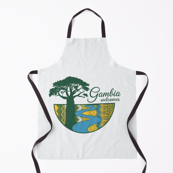 Item preview, Gambia Welcomes Flag Map Banjul, Kunta Kinteh Islands designed and sold by AnimalsDH305.