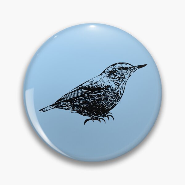 Item preview, Corsican Nuthatch Black Design  designed and sold by designsasstultd.
