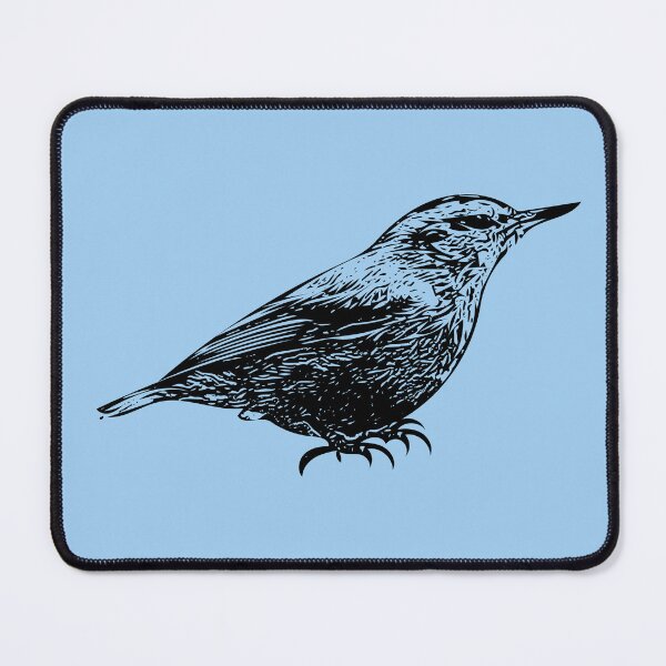 Item preview, Corsican Nuthatch Black Design designed and sold by designsasstultd.