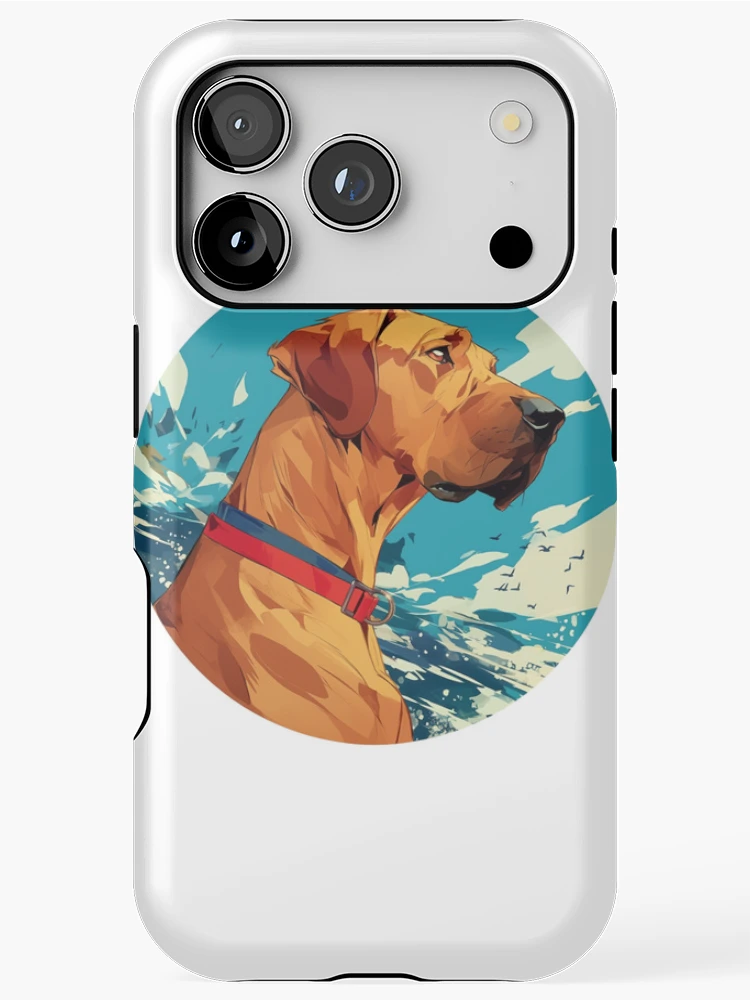 Thumbnail 1 of 4, iPhone Case, Cute Rhodesian Ridgeback designed and sold by SMARTKIT DESIGNAGENCY.