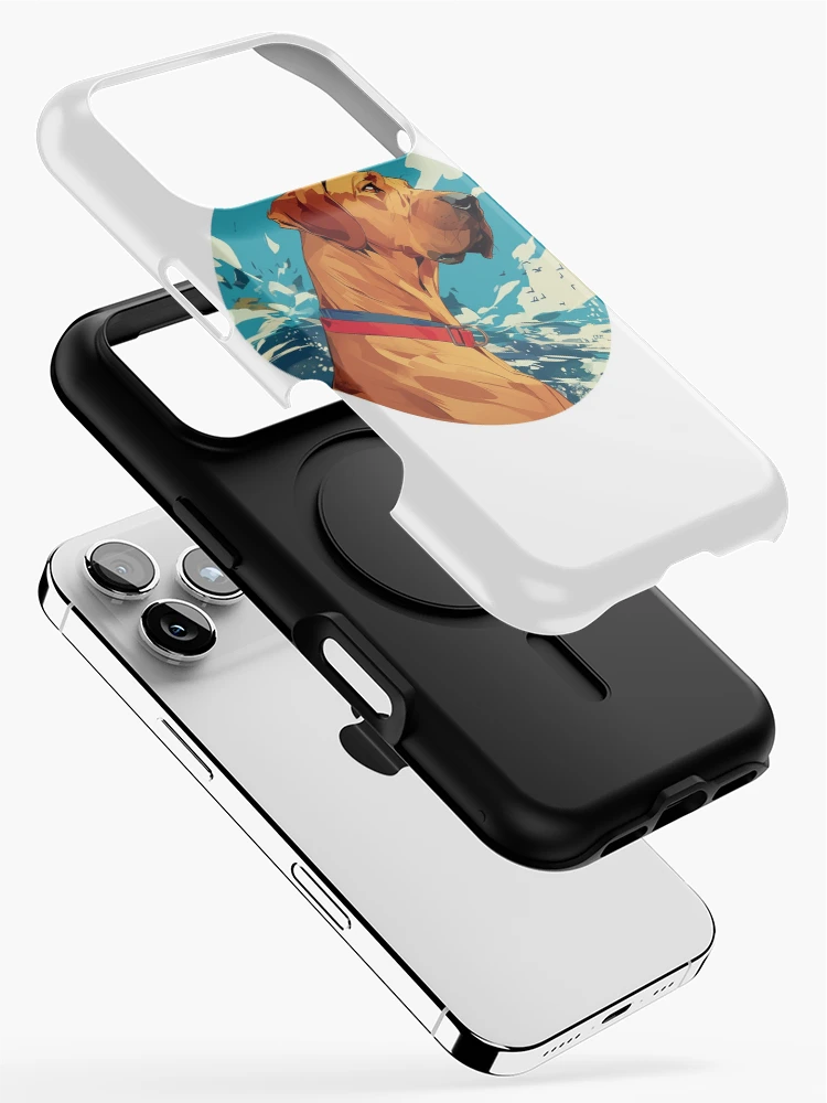 Thumbnail 2 of 4, iPhone Case, Cute Rhodesian Ridgeback designed and sold by SMARTKIT DESIGNAGENCY.