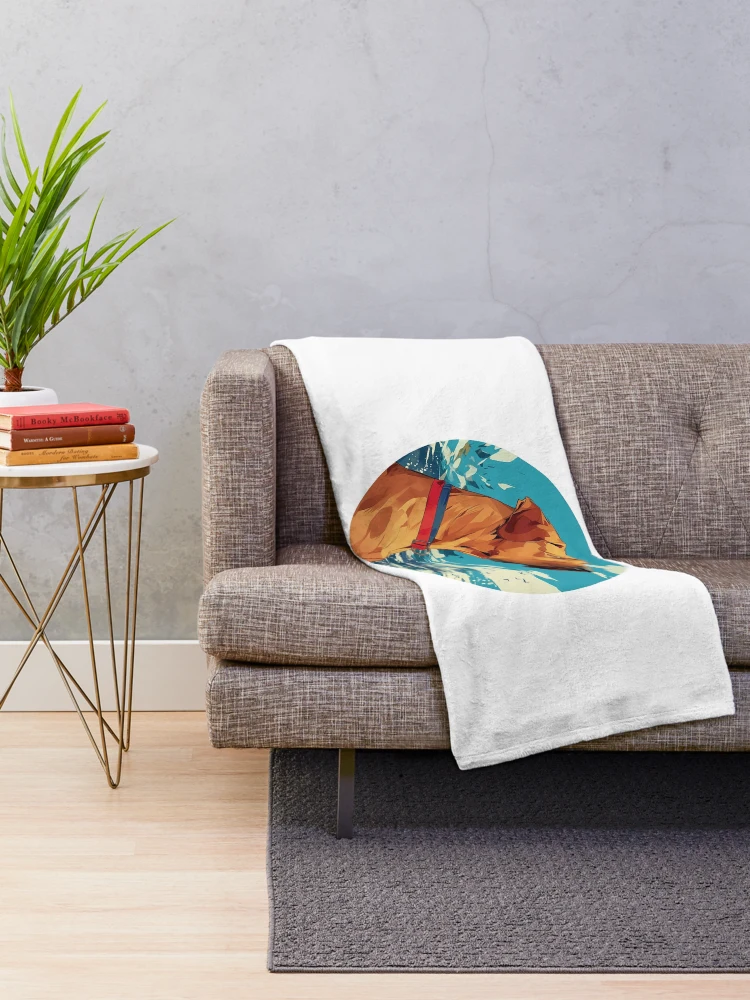 Thumbnail 2 of 6, Throw Blanket, Cute Rhodesian Ridgeback designed and sold by SMARTKIT DESIGNAGENCY.