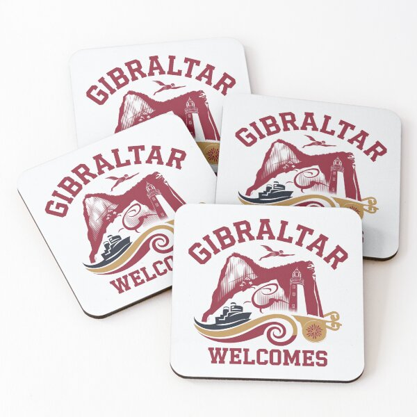 Item preview, Gibraltar Welcomes Flag Map maggot monkeys designed and sold by AnimalsDH305.