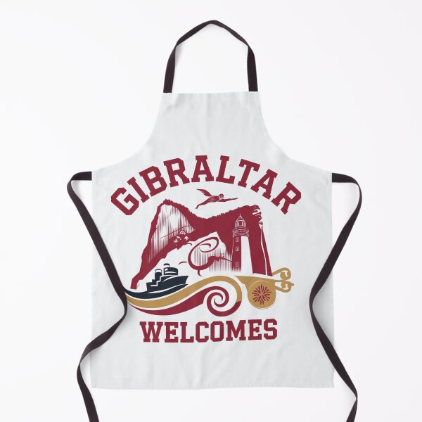 Item preview, Gibraltar Welcomes Flag Map maggot monkeys designed and sold by AnimalsDH305.