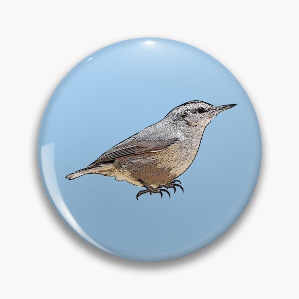 Item preview, Corsican Nuthatch Black Alternate Design  designed and sold by designsasstultd.
