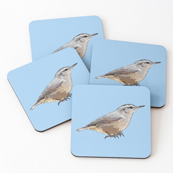 Item preview, Corsican Nuthatch Black Alternate Design  designed and sold by designsasstultd.
