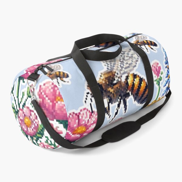 Item preview, Regency era style Pixelated flowers, bees and purple wisteria, est. 1813, garden theme, royalty designed and sold by Sugar Wisdom .