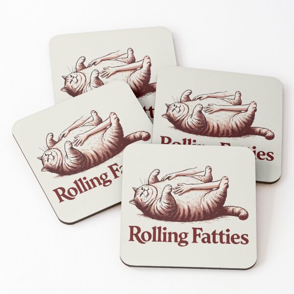 Item preview, Rolling Fatties Cat Vintage designed and sold by TomFrontierArt.