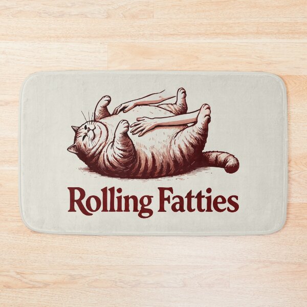 Item preview, Rolling Fatties Cat Vintage designed and sold by TomFrontierArt.