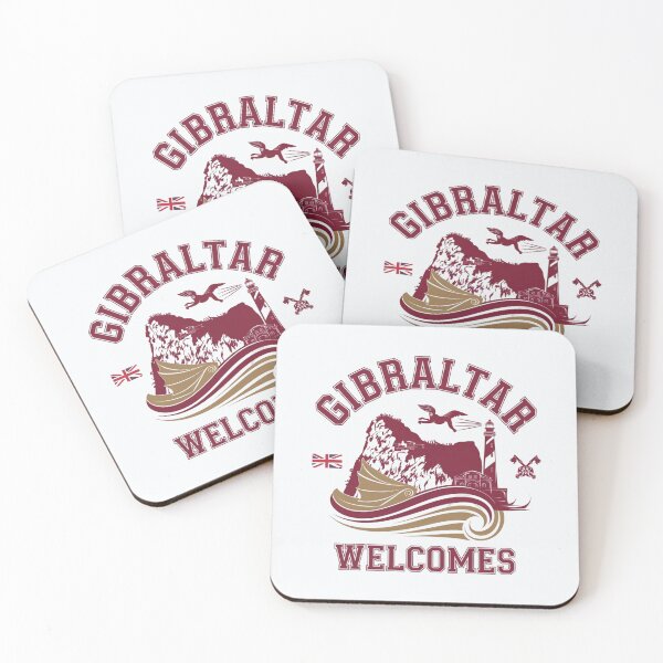 Item preview, Gibraltar Welcomes Flag Map maggot monkeys designed and sold by AnimalsDH305.