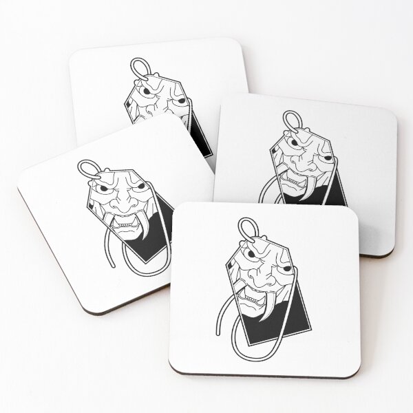 Item preview, Omamori with oni mask designed and sold by Karina Bucior.