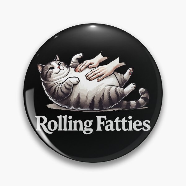 Item preview, Rolling Fatties Cat designed and sold by TomFrontierArt.