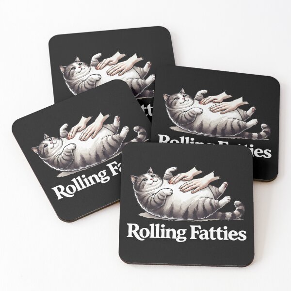 Item preview, Rolling Fatties Cat designed and sold by TomFrontierArt.