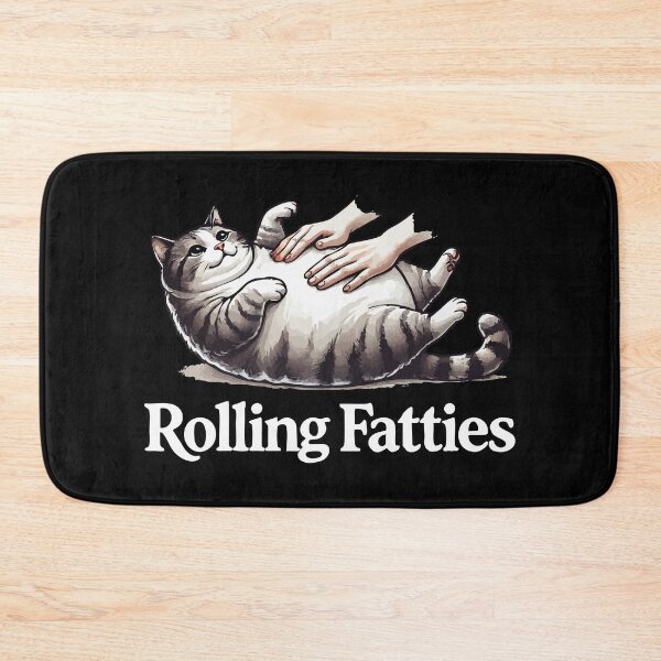Item preview, Rolling Fatties Cat designed and sold by TomFrontierArt.