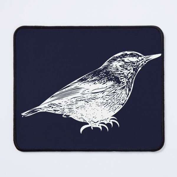 Item preview, Corsican Nuthatch White Design  designed and sold by designsasstultd.