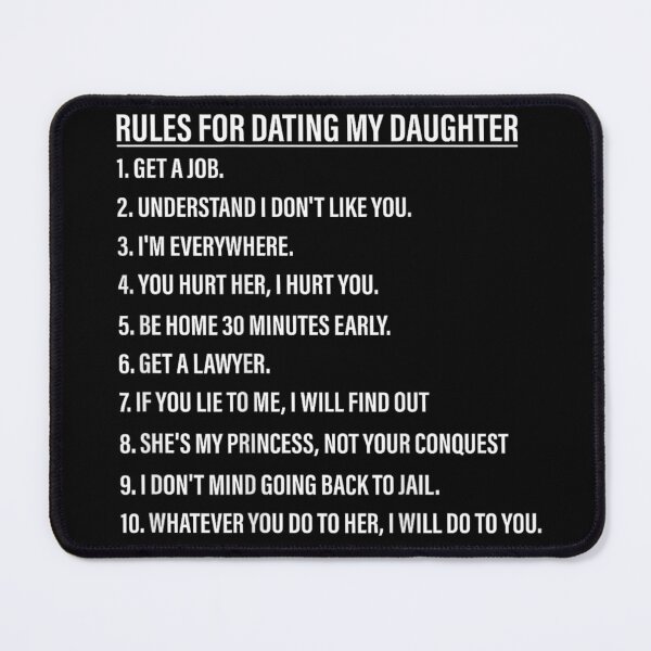 Item preview, Rules for Dating My Daughter Funny Dad Daughter designed and sold by SHOPATOR.