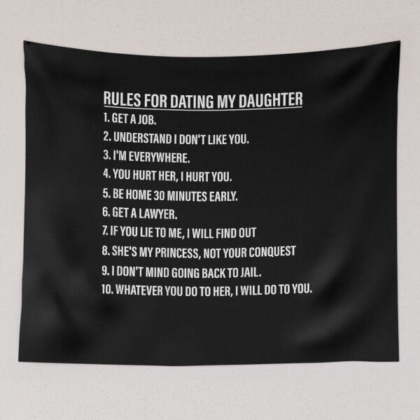 Item preview, Rules for Dating My Daughter Funny Dad Daughter designed and sold by SHOPATOR.
