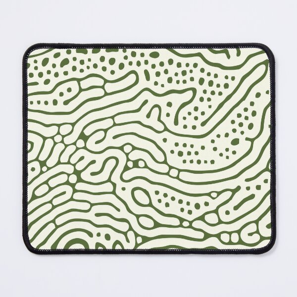 Item preview, Organic Flow - Olive Green Abstract designed and sold by ARTHEMID.