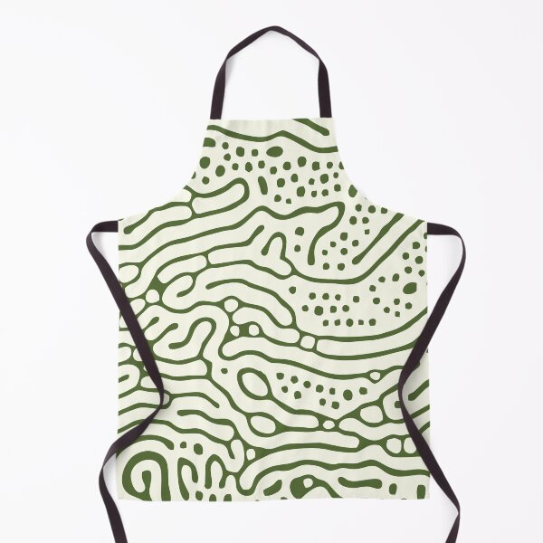 Item preview, Organic Flow - Olive Green Abstract designed and sold by ARTHEMID.
