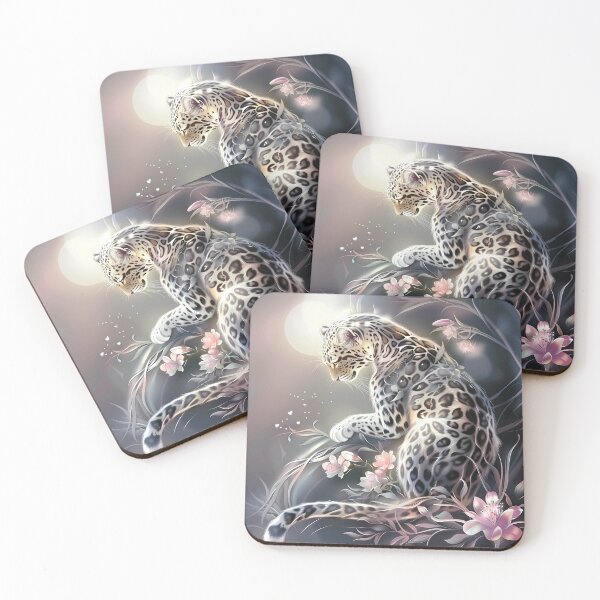 Item preview, Leopard among flowers. African animal. designed and sold by MagelliShop.