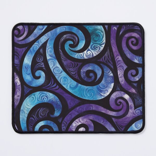 Item preview, New Zealand Paua Māori Pattern Koru Design 312 designed and sold by GrinGalore.