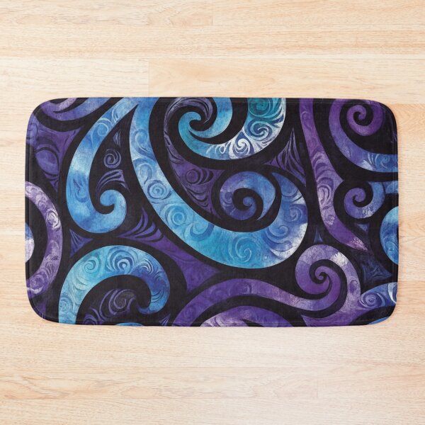 Item preview, New Zealand Paua Māori Pattern Koru Design 312 designed and sold by GrinGalore.
