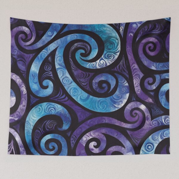 Item preview, New Zealand Paua Māori Pattern Koru Design 312 designed and sold by GrinGalore.