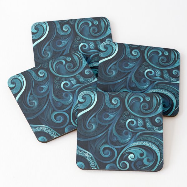 Item preview, New Zealand Paua Māori Pattern Koru Design 313 designed and sold by GrinGalore.