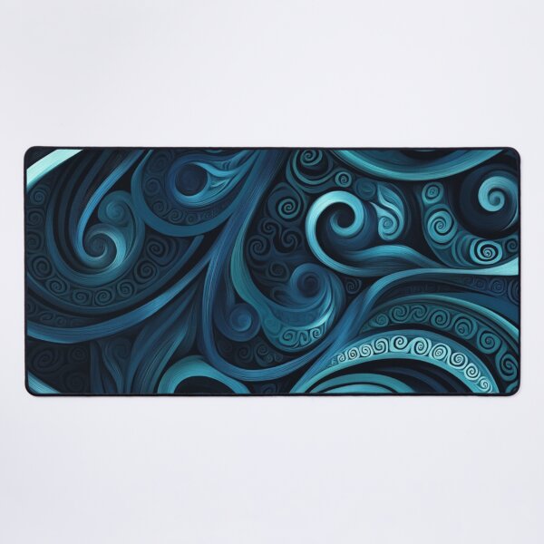 Item preview, New Zealand Paua Māori Pattern Koru Design 313 designed and sold by GrinGalore.