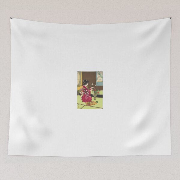 Item preview, Ikebana Flowers Kimono Lady Japan designed and sold by Martstore.