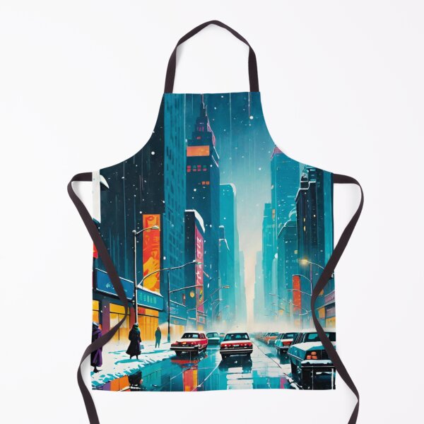 Item preview, Snow-Covered Cityscape in Winter designed and sold by GrizzlyCollective.