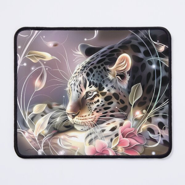 Item preview, Leopard among flowers. African animal. designed and sold by MagelliShop.