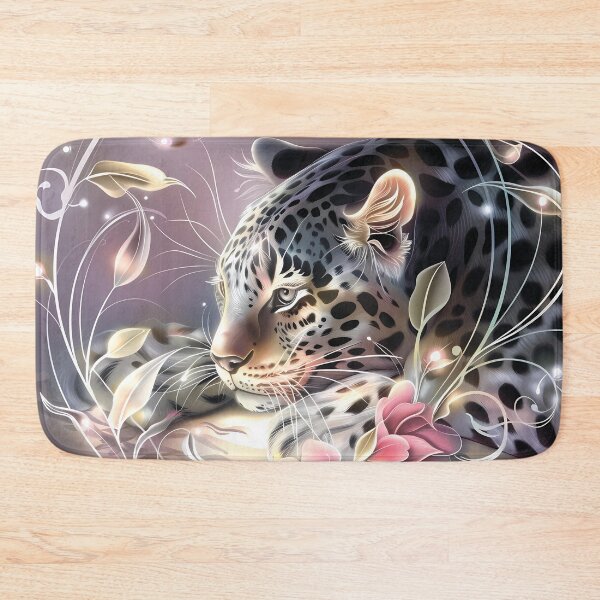 Item preview, Leopard among flowers. African animal. designed and sold by MagelliShop.