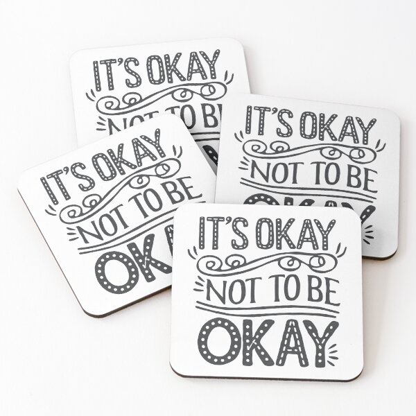 Item preview, its okay not to be ok designed and sold by Snow-Woods.