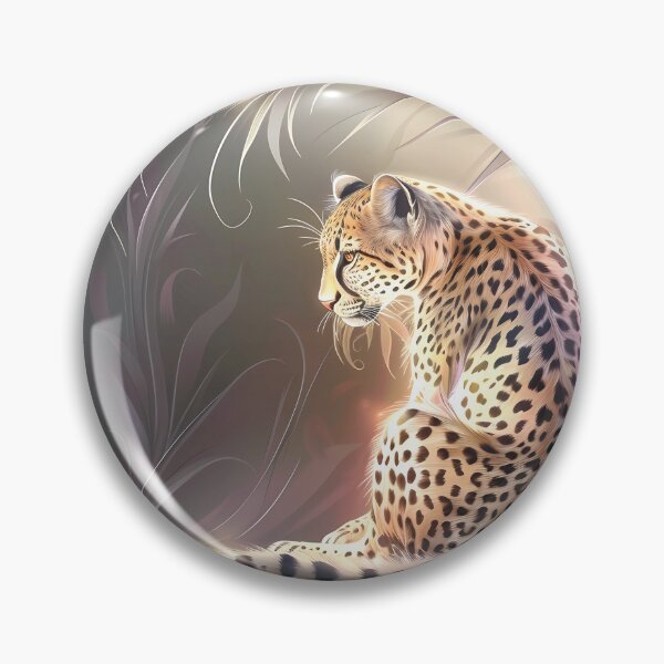 Item preview, Leopard among flowers. African animal. designed and sold by MagelliShop.