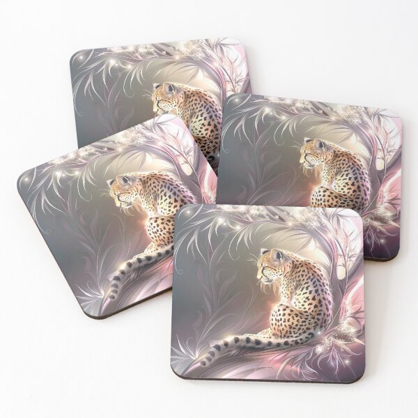 Item preview, Leopard among flowers. African animal. designed and sold by MagelliShop.