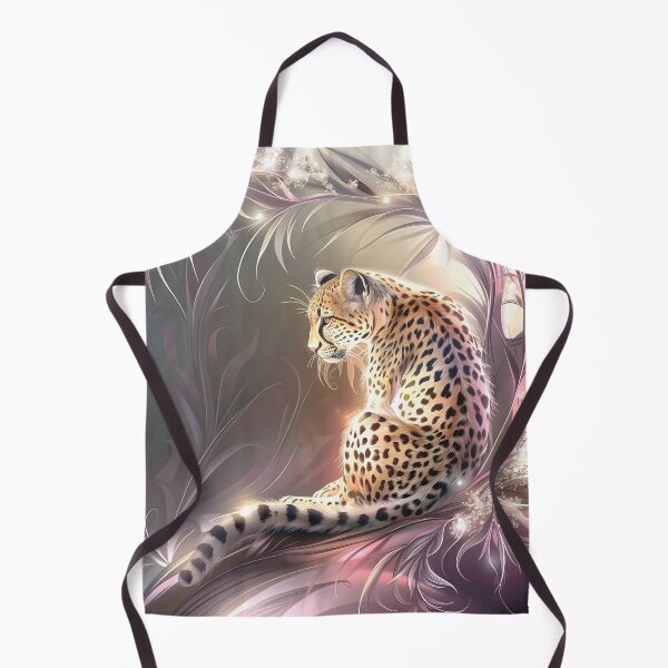 Item preview, Leopard among flowers. African animal. designed and sold by MagelliShop.