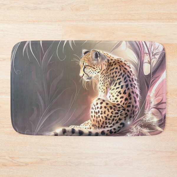 Item preview, Leopard among flowers. African animal. designed and sold by MagelliShop.