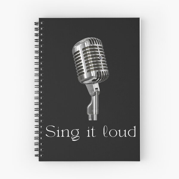 Item preview, Sing it loud microphone designed and sold by ShirtWardrobe.
