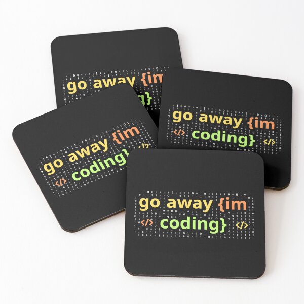 Item preview, Go Away Im Coding designed and sold by DesignDazzles.