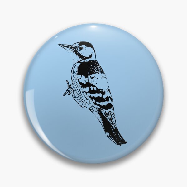 Item preview, White-backed Woodpecker Black Design  designed and sold by designsasstultd.