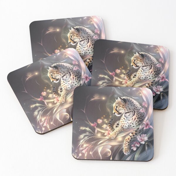 Item preview, Leopard among flowers. African animal. designed and sold by MagelliShop.