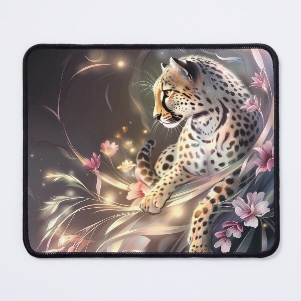 Item preview, Leopard among flowers. African animal. designed and sold by MagelliShop.