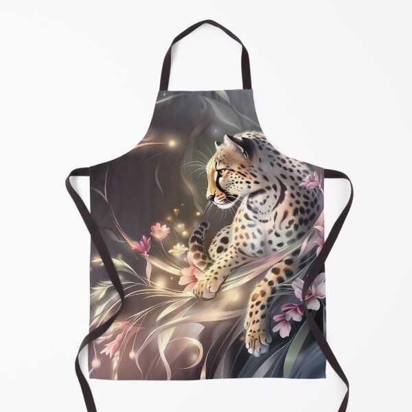Item preview, Leopard among flowers. African animal. designed and sold by MagelliShop.