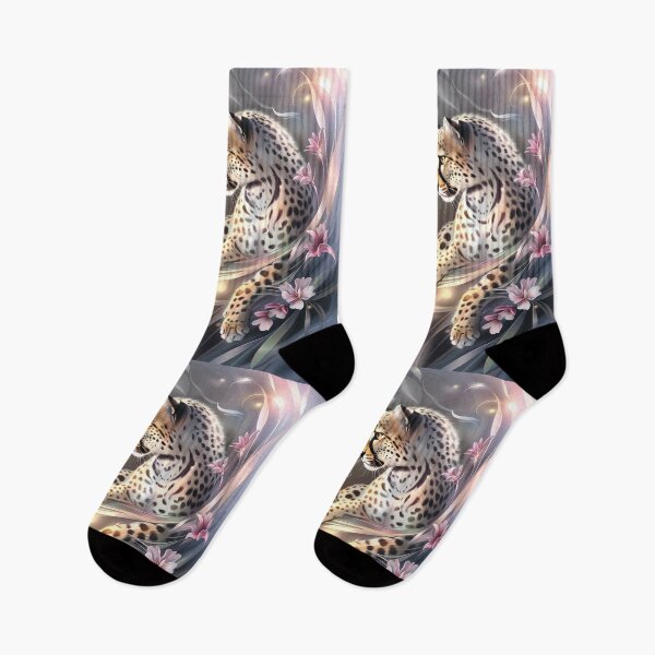 Item preview, Leopard among flowers. African animal. designed and sold by MagelliShop.