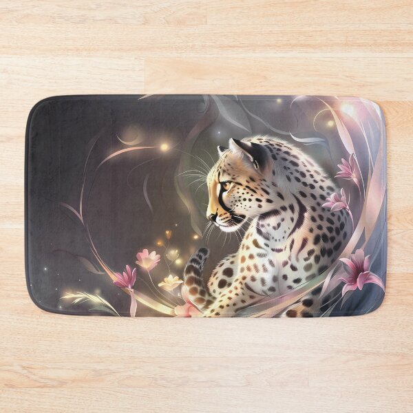 Item preview, Leopard among flowers. African animal. designed and sold by MagelliShop.