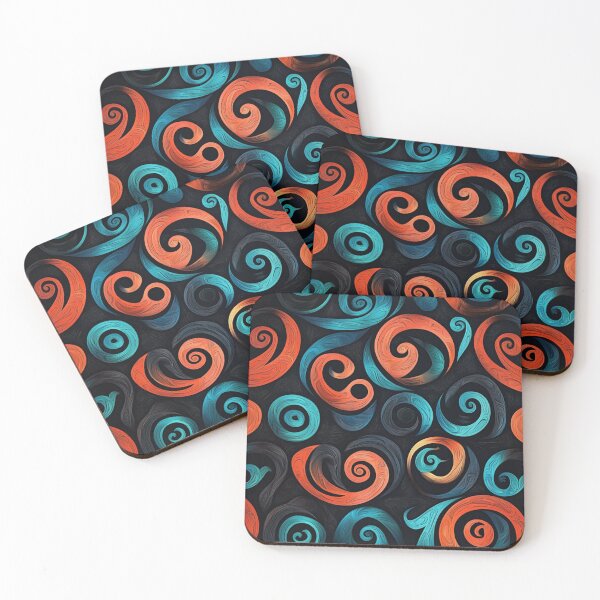 Item preview, New Zealand Paua Māori Pattern Koru Design 315 designed and sold by GrinGalore.